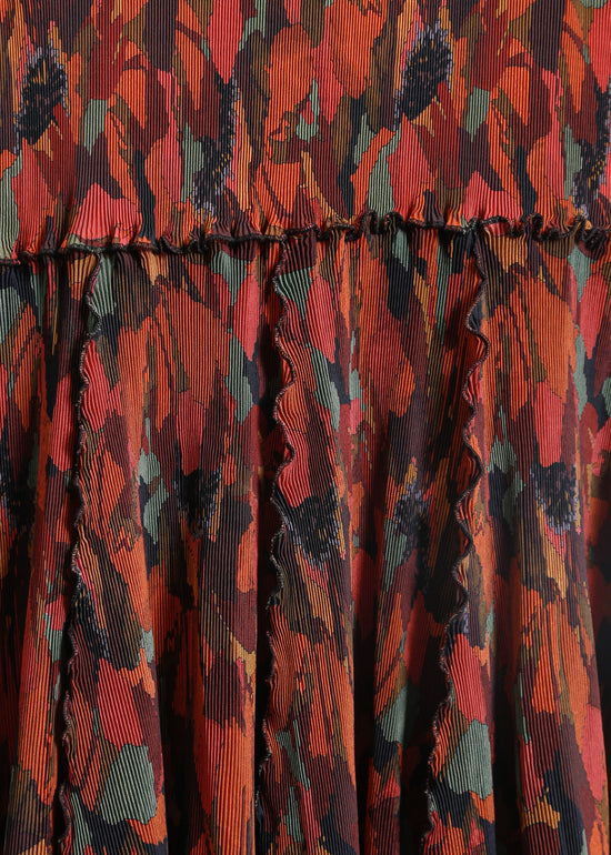 ADELINE PLEAT DRESS / PEONY PARADE