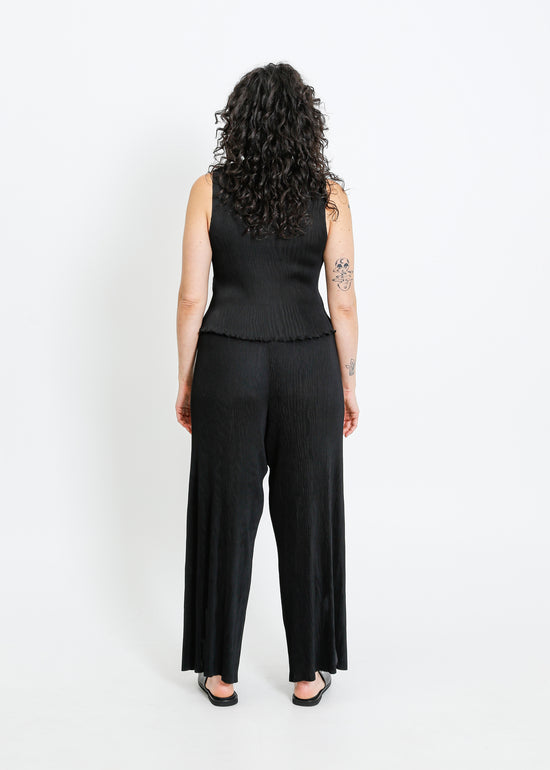 MIA PLEAT PANT / BLACK
