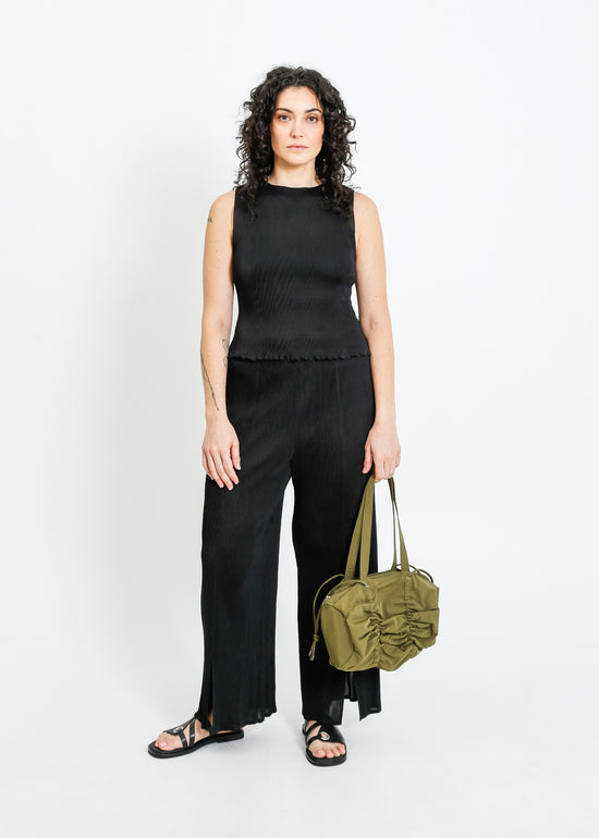 MIA PLEAT PANT / BLACK