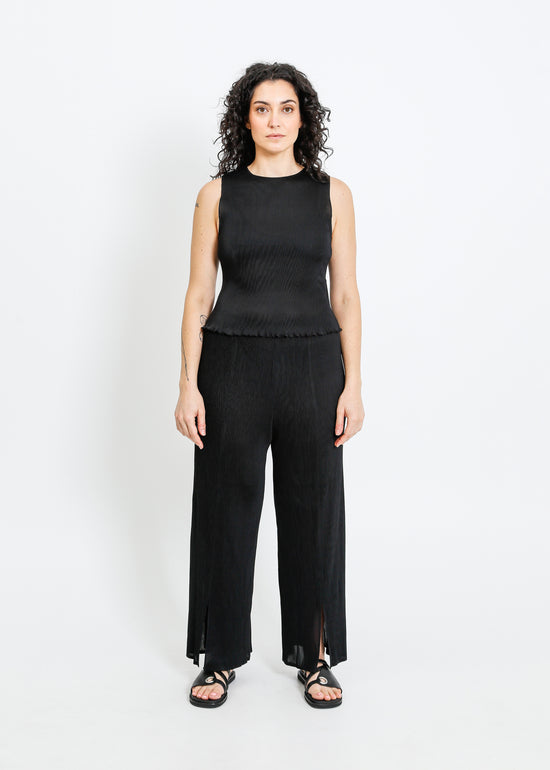MIA PLEAT PANT / BLACK