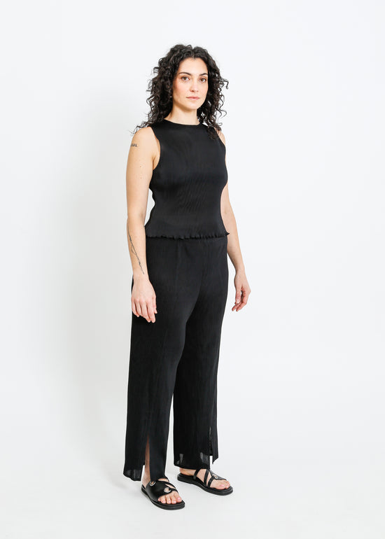 MIA PLEAT PANT / BLACK