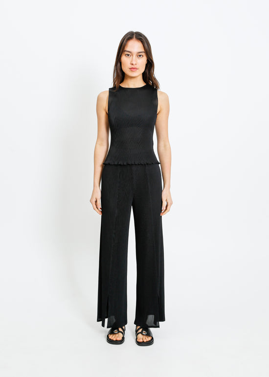 MIA PLEAT PANT / BLACK