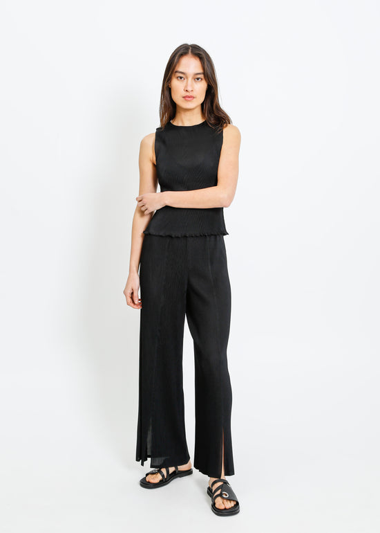 MIA PLEAT PANT / BLACK