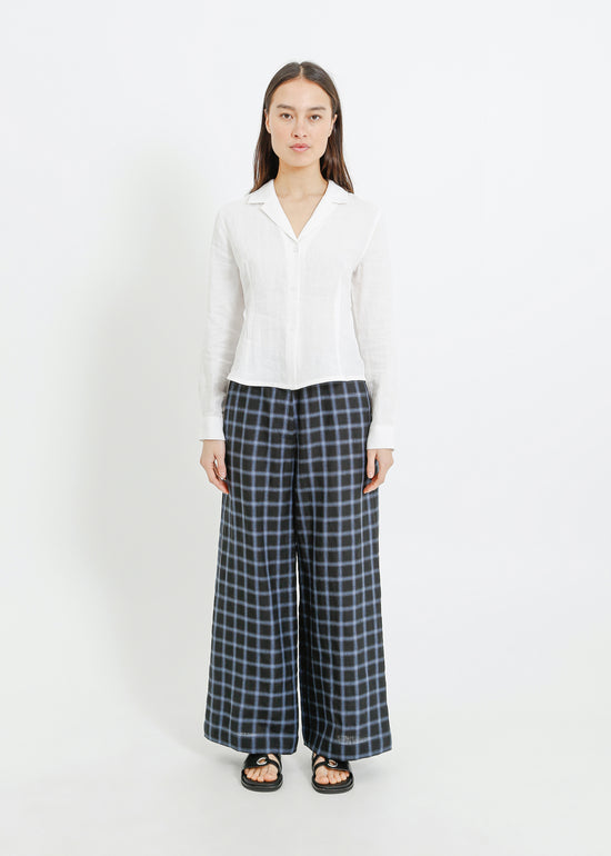 AMIRA PANT / BLACK-TEAL