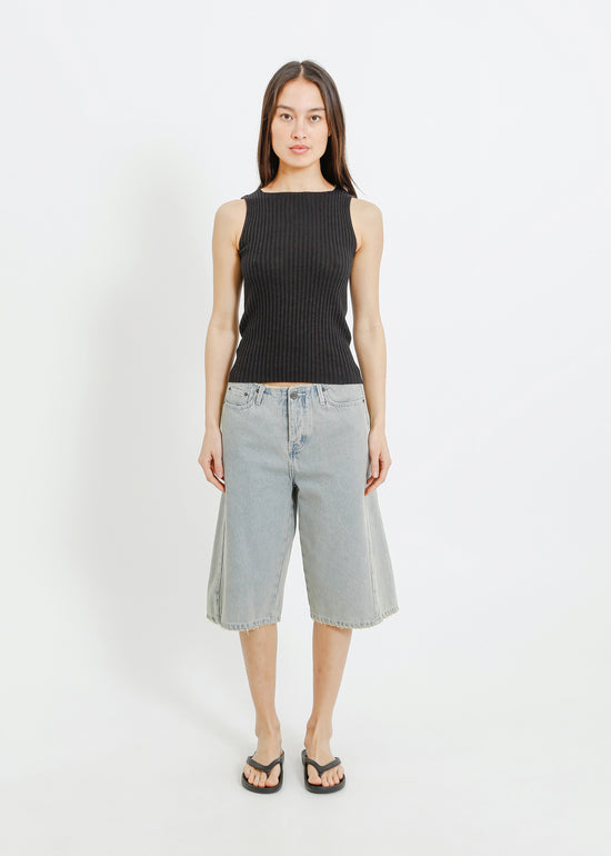 RADAR KNIT TANK / CHARCOAL