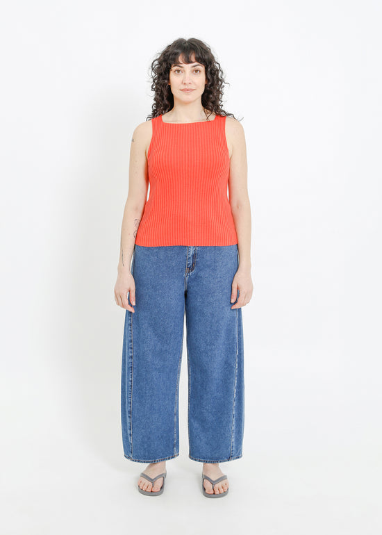 RADAR KNIT TANK / RED