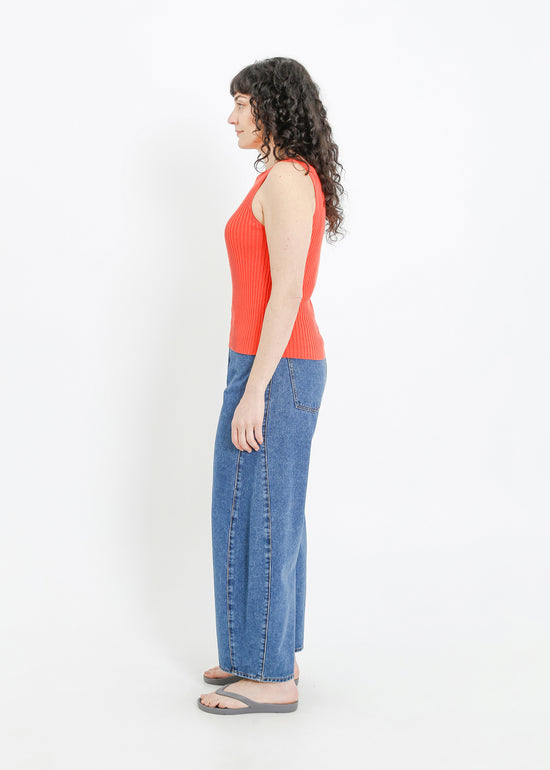 RADAR KNIT TANK / RED