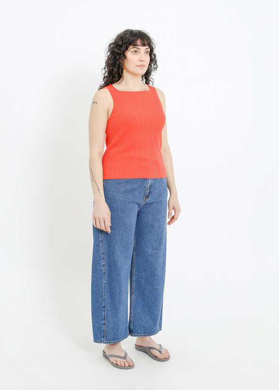 RADAR KNIT TANK / RED