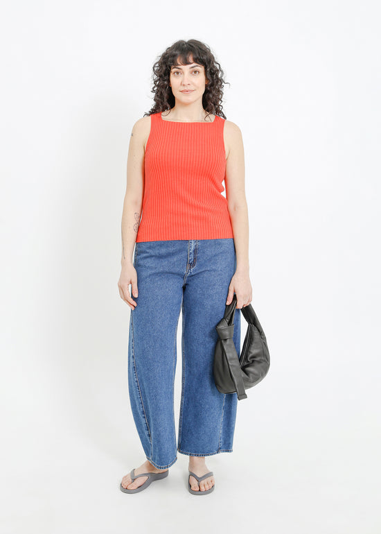 RADAR KNIT TANK / RED
