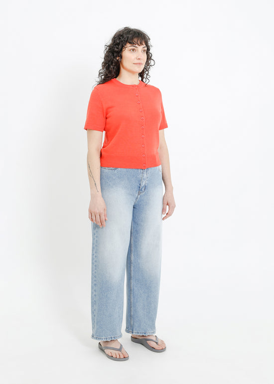 TAITE KNIT CARDI / RED