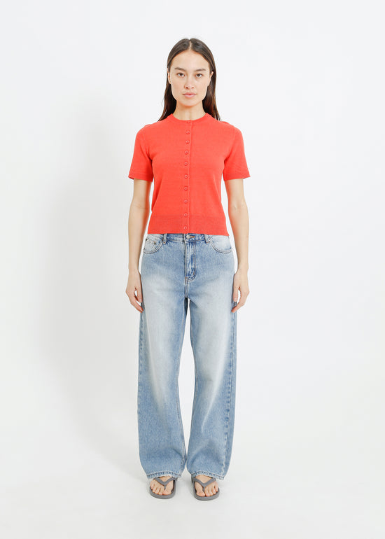 TAITE KNIT CARDI / RED
