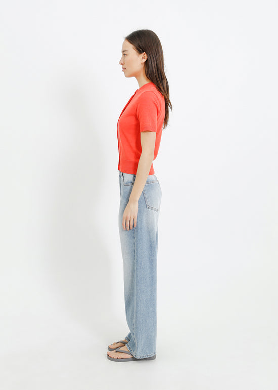 TAITE KNIT CARDI / RED