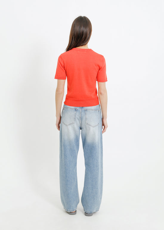 TAITE KNIT CARDI / RED