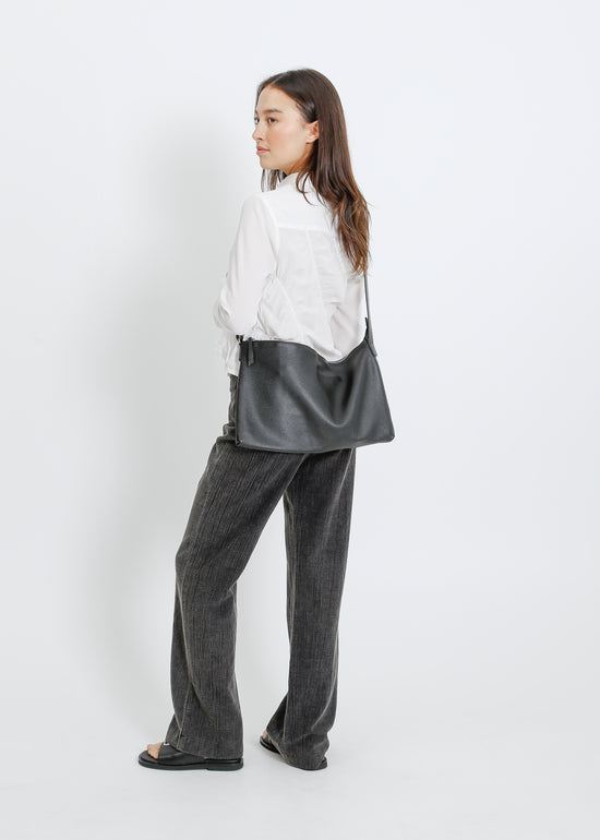 MIRAGE LEATHER BAG / BLACK