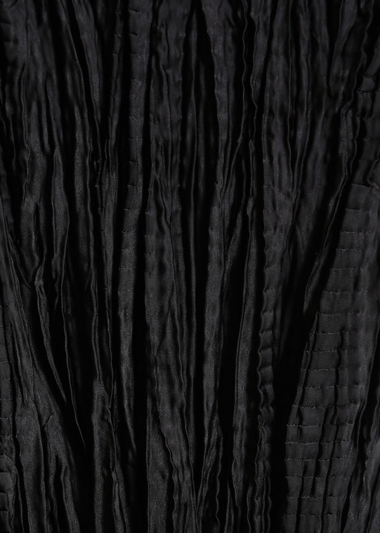 CLOVER PLEAT TOP / BLACK