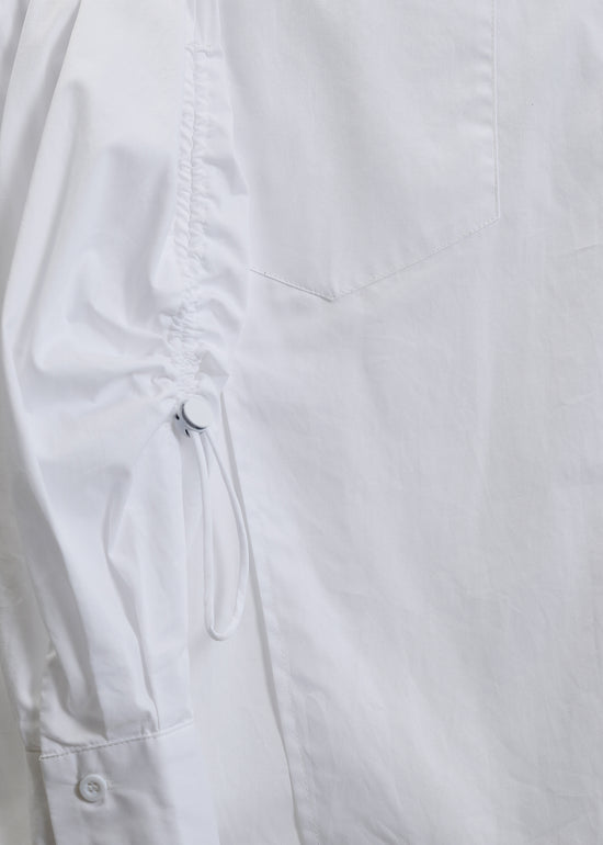 SATINE SHIRT / WHITE
