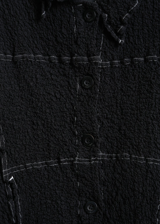 BRYN PLEAT JACKET / BLACK