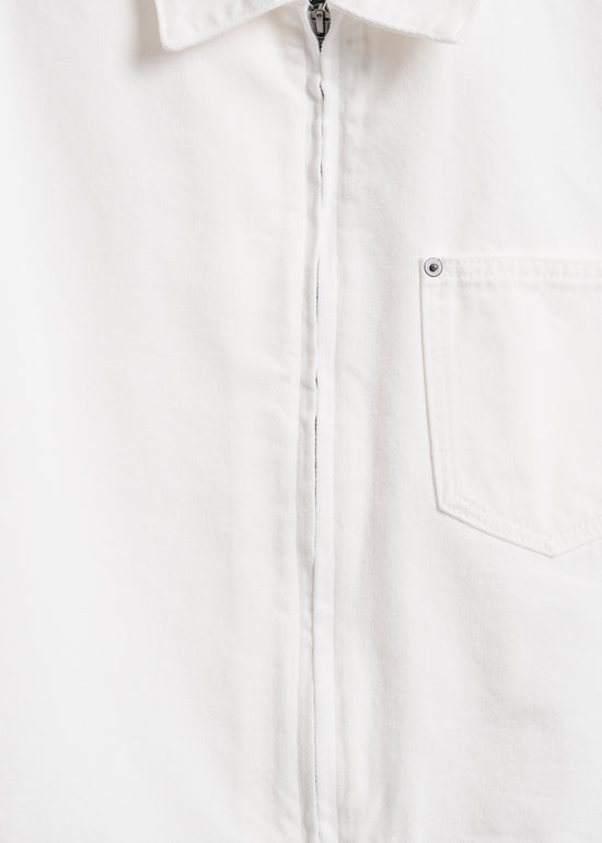 Zoey Denim Jacket / White
