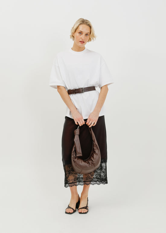 Bray Double Belt / Dark Brown