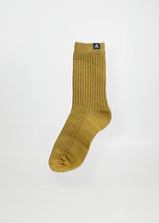 DREW SOCKS / OLIVE GREEN