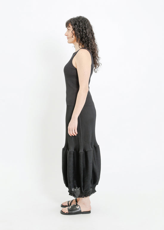 RANDI PLEAT SKIRT / BLACK