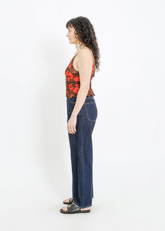 DANSON CAMI / FRAGILE BLOOMS - CHOCOLATE-POPPY