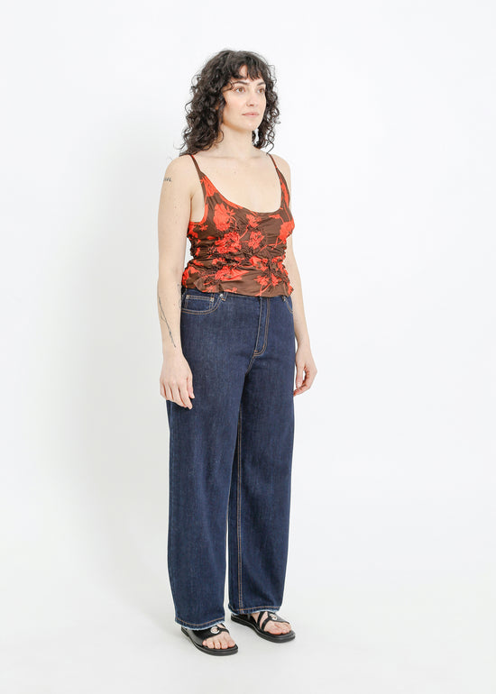 DANSON CAMI / FRAGILE BLOOMS - CHOCOLATE-POPPY