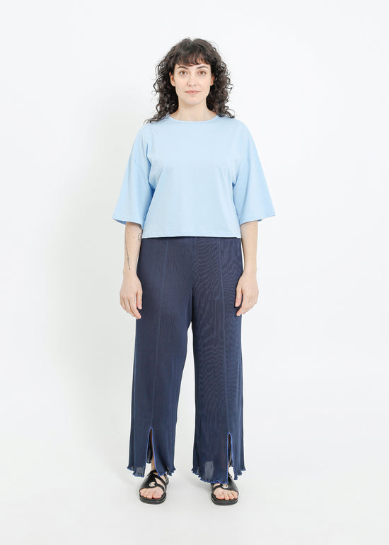 MIA PLEAT PANT / NAVY