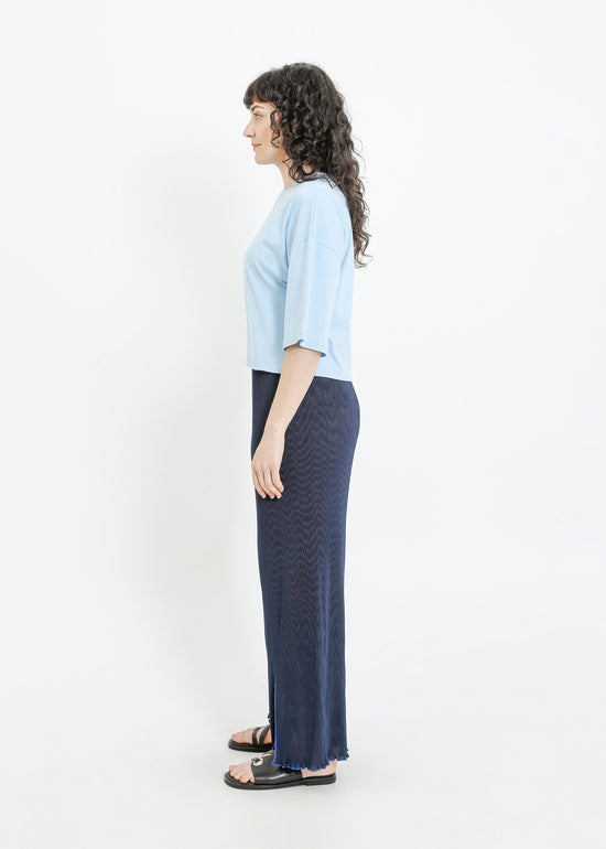 MIA PLEAT PANT / NAVY