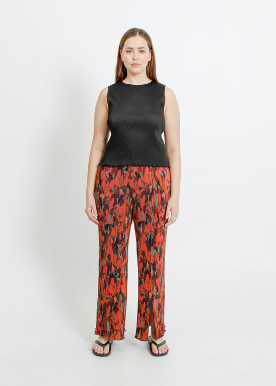 MIA PLEAT PANT / PEONY PARADE