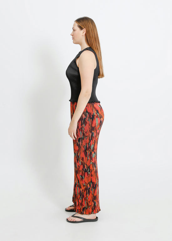 MIA PLEAT PANT / PEONY PARADE