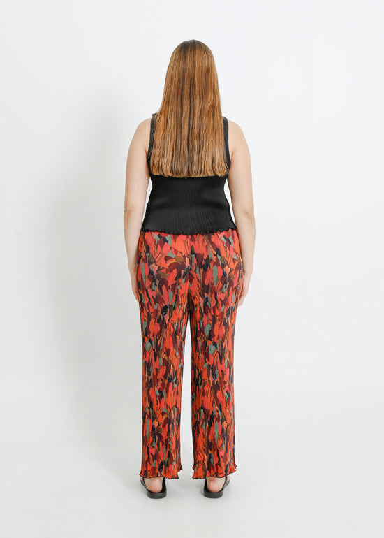 MIA PLEAT PANT / PEONY PARADE