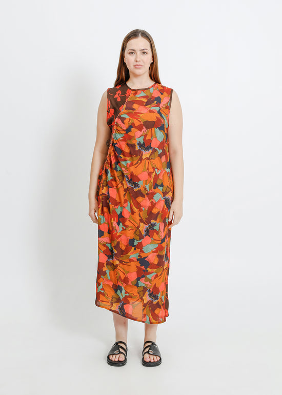 PARIS DRESS / FRAGILE BLOOMS-PEONY PARADE