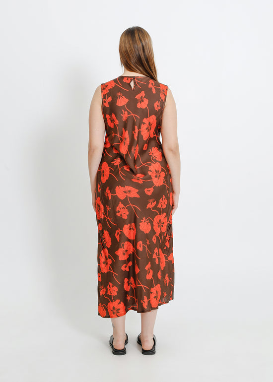 PARIS DRESS / FRAGILE BLOOMS-PEONY PARADE