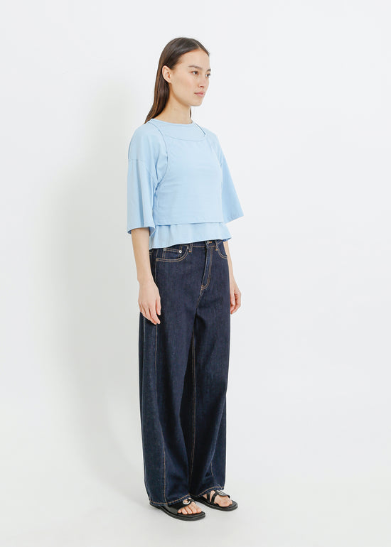 RAMONE TWIN SET / PALE BLUE