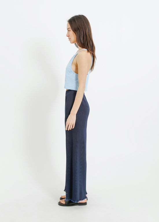 MIA PLEAT PANT / NAVY