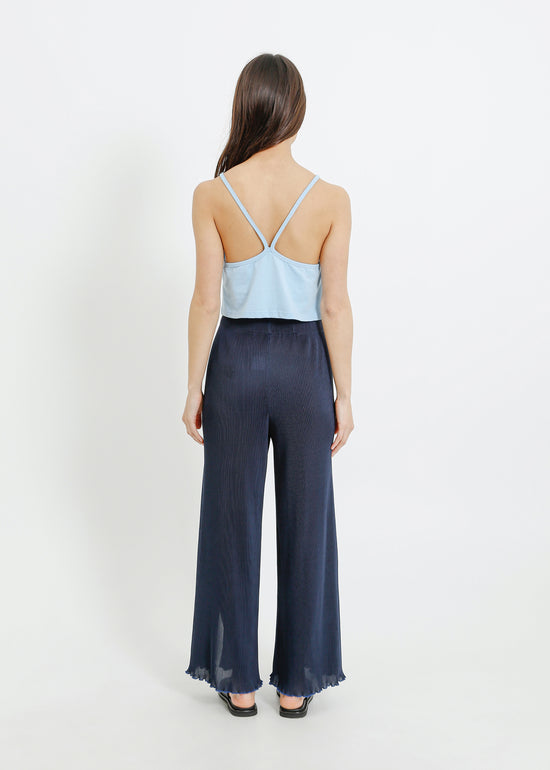 MIA PLEAT PANT / NAVY