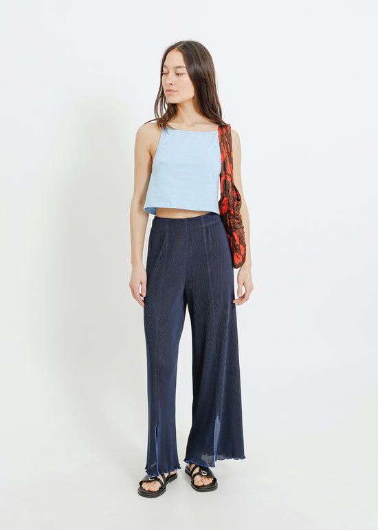 MIA PLEAT PANT / NAVY