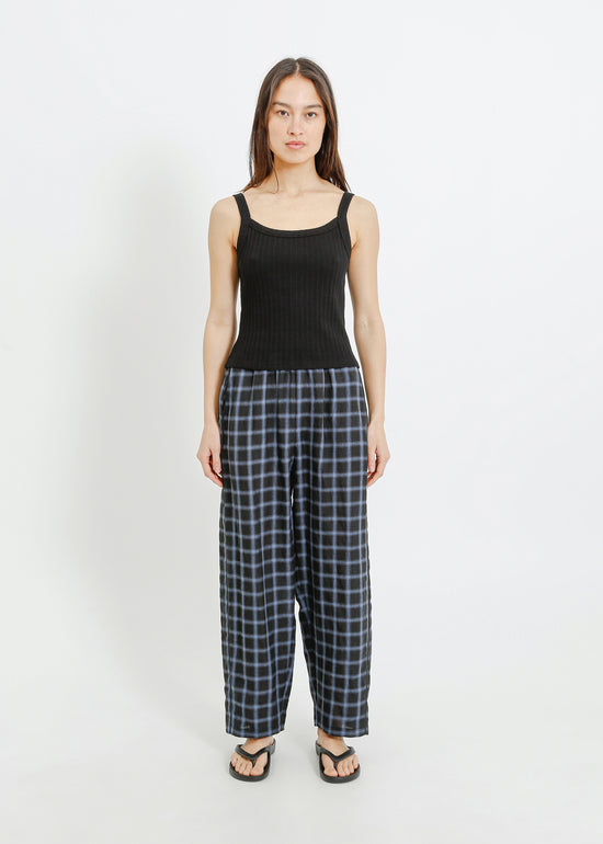 COOPER PANT / BLACK-TEAL