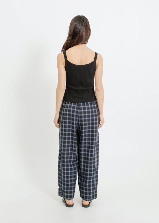 COOPER PANT / BLACK-TEAL