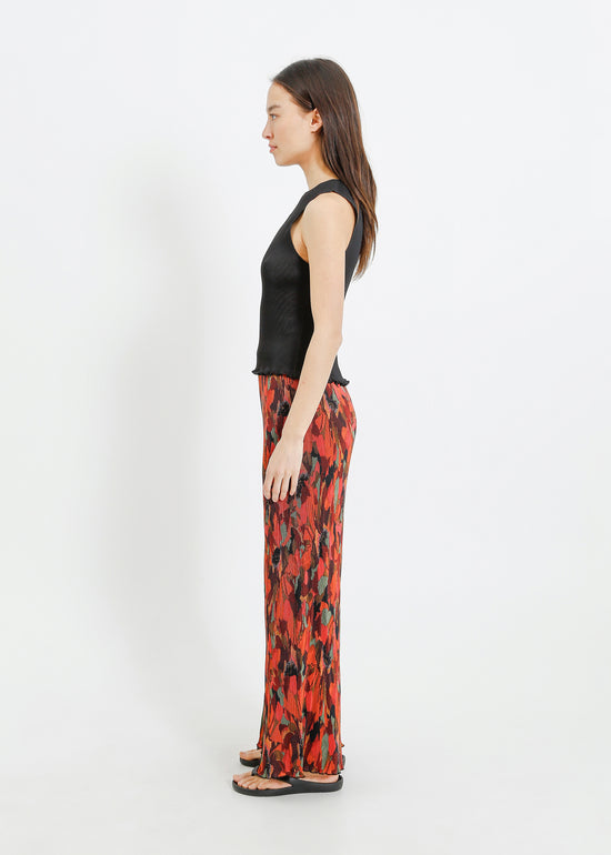 MIA PLEAT PANT / PEONY PARADE