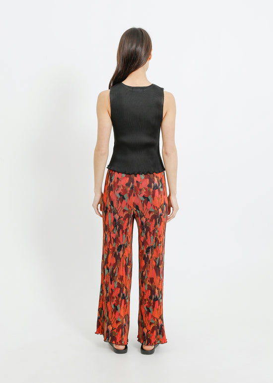 MIA PLEAT PANT / PEONY PARADE