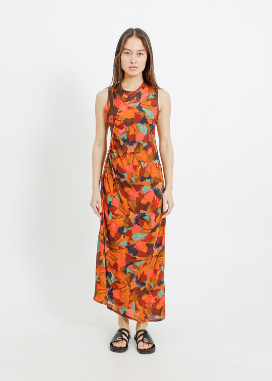 PARIS DRESS / FRAGILE BLOOMS-PEONY PARADE