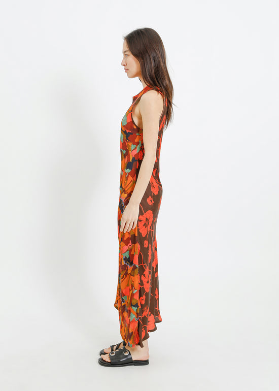 PARIS DRESS / FRAGILE BLOOMS-PEONY PARADE