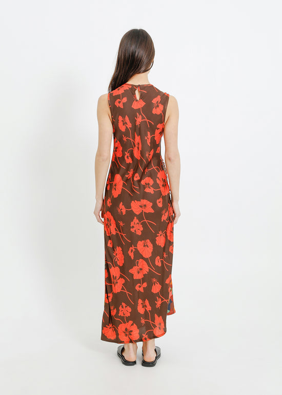 PARIS DRESS / FRAGILE BLOOMS-PEONY PARADE