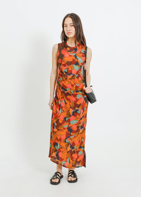 PARIS DRESS / FRAGILE BLOOMS-PEONY PARADE
