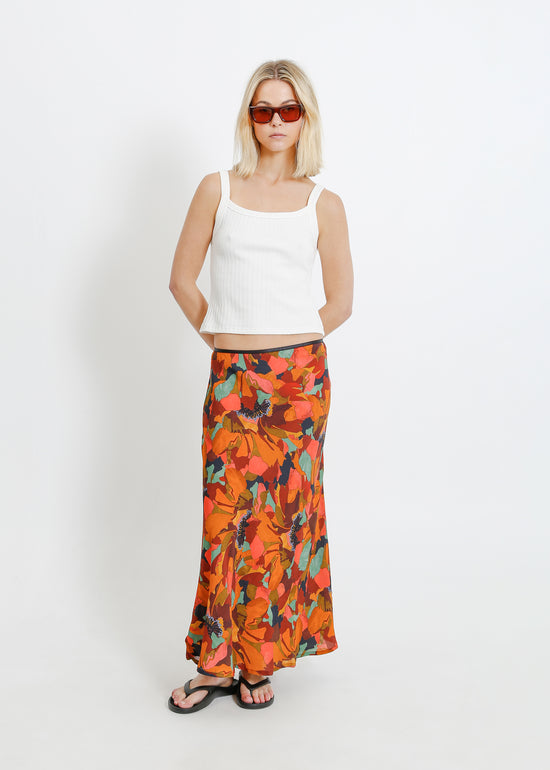 BENNIE SKIRT / PEONY PARADE