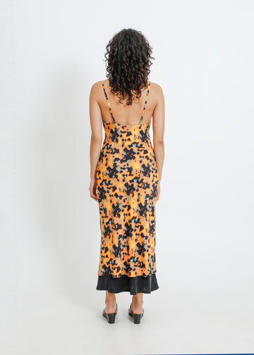 CARMY DRESS / TORTOISE