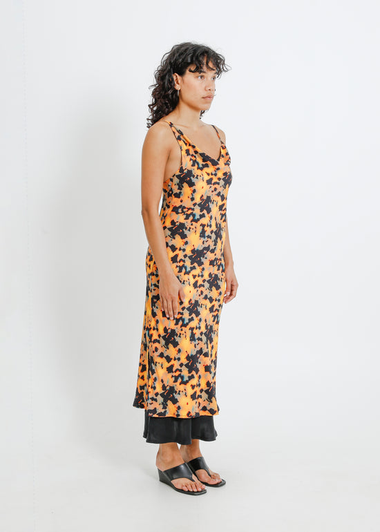 CARMY DRESS / TORTOISE