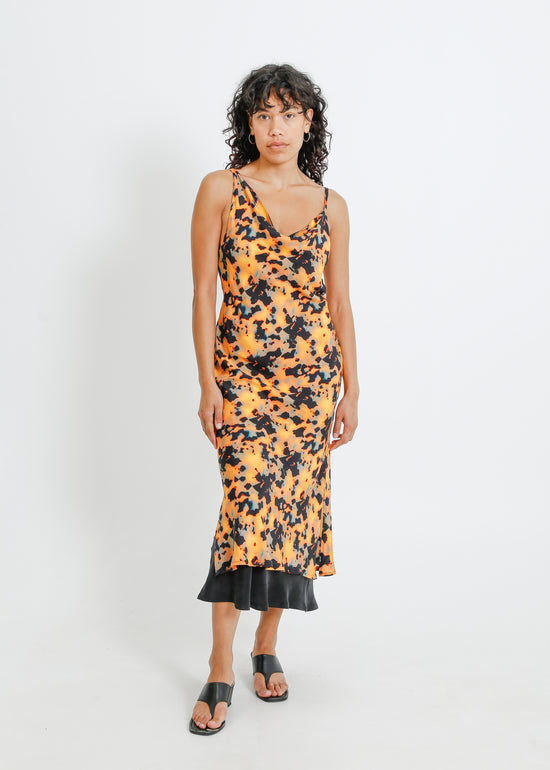 CARMY DRESS / TORTOISE